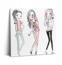 Wallfluent Vászonkép Lakberendezés Étkezőbe Női divat 60x60 cm (010030010270000075114)