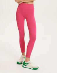 Reserved IC86218 Kötött Bordázott Leggings Magas Derekú Rózsaszín Xs/s