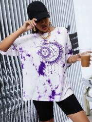 Shein Elasztikus Póló Print Basic L/XL Eda