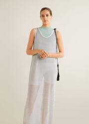MANGO Ezüst Színű, Átlátszó Ruha, Size L, viszkóz, ujjatlan, minimalista (308943)