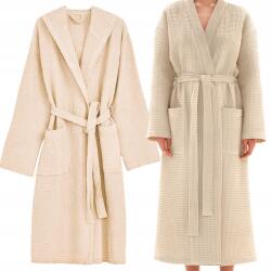 chila Uniszex Szállodai Gofrizott Pamut Fürdőköpeny M Chila Krémszínű (SZLAFROK WAFEL CHILA KREMOWY)