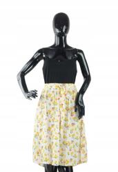 Tom Tailor Ecru Színű Szoknya Övvel, Size 36 (380399)