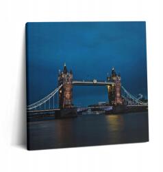 Wallfluent Vászonkép Irodába Ajándék ötlet Tower Bridge London Éjszaka 60x60 (010030010270000075472)