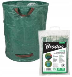 Bradas Összecsukható Kerti Kosár Fűre és Levélre 270L (Składany Kosz Ogrodowy Na Trawe I Liście 270L)