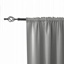 Cotton world Világosszürke függöny Oxford 140x250 cm Felfüggesztés: Kötözőszalag (Zasłony do sypialni gładkie)