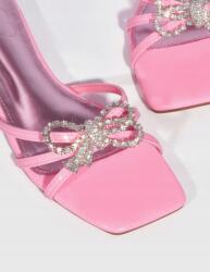  T12214 Gazdagon Díszített Lapos Flip-flop Papucs Rózsaszín 39-ES (sx2212112182720068)