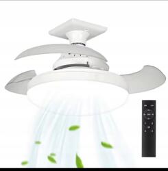 Modern kihúzható mennyezeti ventilátor led világítással távirányító (LED FAN LAMP)