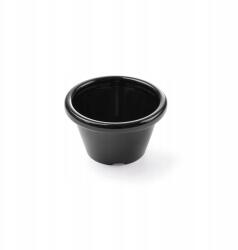 Hendi Ramekin tál 60x60x(H)35 fekete 45 ml 12 db) (565605)