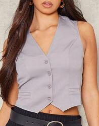 Prettylittlething Szürke Mellény Klasszikus Nyitott Vállakkal Prettylittlething 36