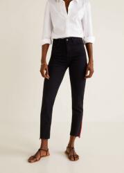 Mango Fekete Farmernadrág Piros Csíkkal (34) (243095)