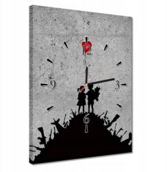 ZeSmakiem Órák 30x40 Banksy legújabb motívumok (H8685M_Z1D_30x40cm AZ)