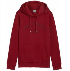 PUMA Női pulóver Puma Ess+ Logo Lab Hoodie Fl bordó 682987 13 S (05421)