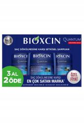 BIOXCIN Quantum Bio-Activ Sampon hajhullás ellen (száraz és normál hajra) 3 x 300ml (5004751)