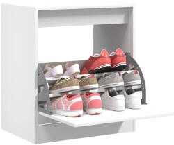 vidaXL fehér szerelt fa cipőszekrény 60 x 42 x 69 cm (839980)