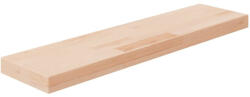 vidaXL kezeletlen tömör tölgyfa polclap 80x20x4 cm (342950)