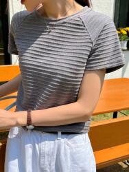 Dazy LC33308 Dazy Bordázott Póló S