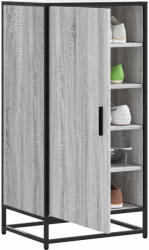 vidaXL szürke sonoma színű szerelt fa cipőtartó 48x38x97, 5 cm (849202)