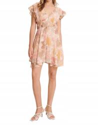 Reserved LC95210 Rövid Mintás Overál Nyakkivágással V Virágmintás XL