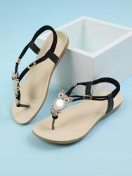 Shein DC56205 Shein Női Flip-flop Szandál Bagoly Mintás (27) 38 (swshoes25210513381)