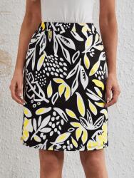 Shein IC25305 Shein Térd Alá Érő Szoknya Növényi Mintás Magas Derekú (25) M