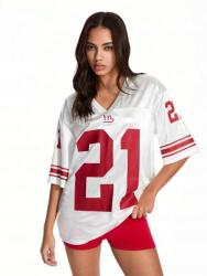 Shein Fehér Szatén Póló Nyomtatott Mintával (s) (587372)