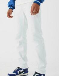 Boohoo Farmer Nadrág Hosszú Fehér Klasszikus Egyenes Sima Zsebek Boohoo 46