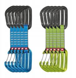 Ocun Ocún Hawk Qd Combi Pa 16mm 10cm 5 csomagos zöld expressz szett (Hawk QD Combi PAD GREEN)