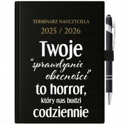 FunnyCase Naptár 25/26 Golyóstoll Ajándék Tanárnak Horror Ami Felébreszt minket (Zestaw Kalendarz + Długopis Nauczyciel)