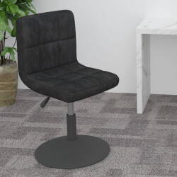 vidaXL fekete bársony forgó bárszék (334249)