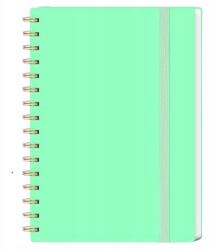  Jegyzetfüzet Tervező Vázlatfüzet A5 Sablonok Zöld Diy 300oldal (Zeszyt A5)