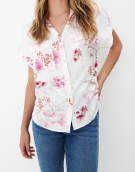 Mohito XC33207 Rövid Ujjú Ing Virágmintás Zsebekkel (37) Xxs/xs