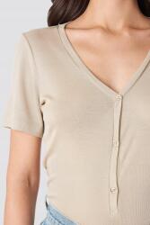 NA-KD N6A112*NA-KD Póló Bézs Gombokkal 36 S 1N00