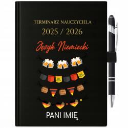 FunnyCase Naptár Golyóstoll Szett Tanárnak Német Nyelv Hölgy *Név* (Terminarz Nauczyciela 2025/26)