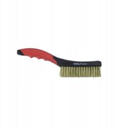 Dedra Drótkefe 4 soros, sárgaréz, 260mm, kétmatt. fogantyú (2001P22)