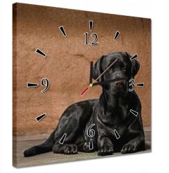ZeSmakiem Órák 30x30 Fekete kutya (H10237Z_Z1AI_30x30cm AZ)