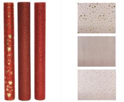 Kaemingk Organza piros díszanyag 35cm (ozdoby świąteczne)