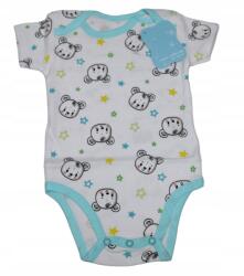  Pamut body Mackó 68 cm 3-6 m-es