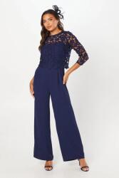 Wallis Sötétkék Overál Hosszú Szárú Áttört Rövid Felső Wallis 40