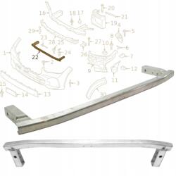 Mertt Alsó Lökhárító Gerenda Erősítés Első Bmw X5 G05 X7 G07 X6 51117421600