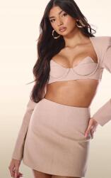 Prettylittlething CC47202 Crop Top Aszimmetrikus Prettylittlething (11) XL