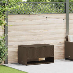 vidaXL barna polyrattan kültéri párna doboz 100x55x55, 5 cm (4104142)