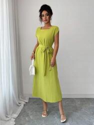 Shein FC13116 Shein Zöld MIDI Ruha Övvel (40) M