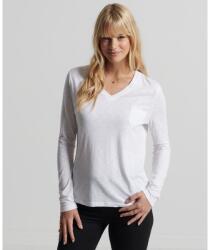 Superdry Fehér Hosszú Ujjú Póló Zseb (40) (590314)