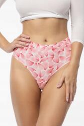 Julimex Bugyi varrat nélküli brazil alsónadrág Rose Flakes Brasil Maxi Julimex XXL rózsaszín (5905172677751)