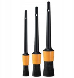 ADBL 3 db-os autódetailing ecset készlet tisztító vastag sörték 31-25-17mm (Pędzelki)
