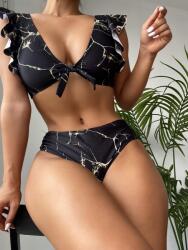 Shein IC91106 Shein Kétrészes Fürdőruha Márvány Mintás XL