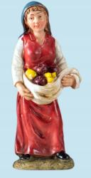 Włoska Nő gyümölcsökkel, 10cm magas figurákhoz (C3285/2)