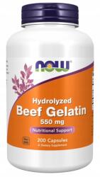 NOW Beef Gelatin Marha zselatin 550 Mg (200 Kapszula) (733739065056)