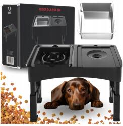 WS Kutyatál állványon Nem fogó Állítható magasság Lassító 3az1ben (MiskI Dla Psa 3w1 Niechłapiąca Spowalniająca)