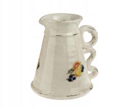  Kerámia Váza 'fruit' Hand Made indonéz fehér